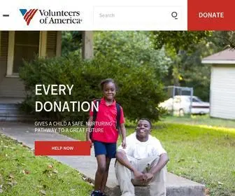 Voa.org(Volunteers of America) Screenshot