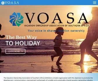 Voasa.co.za(The Vacation Ownership Association of Southern Africa) Screenshot