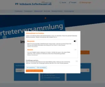 Voba-Zuff.de(Volksbank Zuffenhausen eG) Screenshot