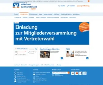 Vobadirekt.de(Willkommen bei der Volksbank Lüdinghausen) Screenshot