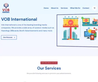 Vobinternational.in(VOB International Branding Planners) Screenshot