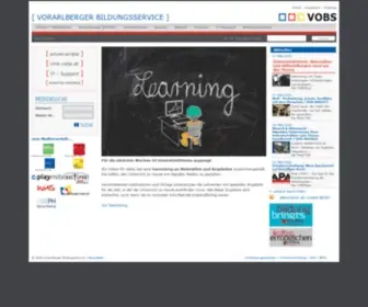 Vobs.at(Vorarlberger Bildungsservice) Screenshot