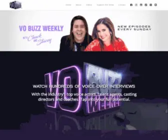 Vobuzzweekly.com(Voice Over web show to help you learn from the top voice actors) Screenshot