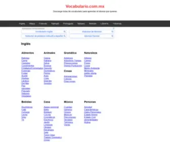 Vocabulario.com.mx(Español) Screenshot