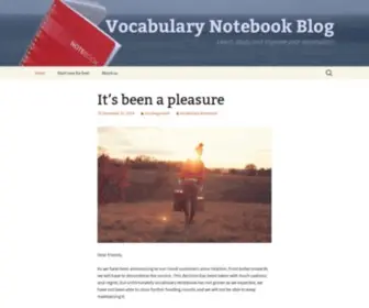 Vocabularynotebook.com(Vocabulary Notebook Blog) Screenshot