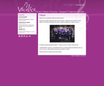 Vocalica.cz(Vocalica) Screenshot