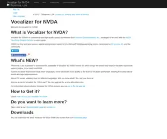 Vocalizer-Nvda.com(Vocalizer for NVDA) Screenshot