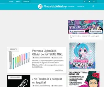 Vocaloid.mx(México) Screenshot