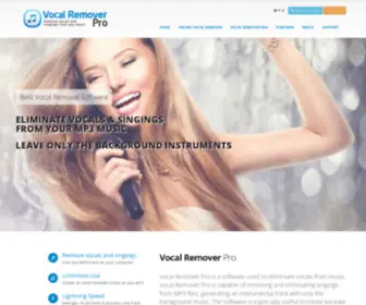 Vocalremoverpro.com(Vocal Remover Pro) Screenshot
