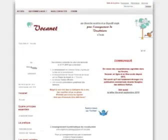 Vocanet.fr(Méthode) Screenshot