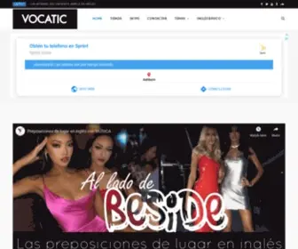 Vocatic.com(Vocatic Escuela) Screenshot