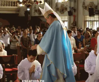 Vocation.ph(Augustinian Recollects Vocation Site) Screenshot