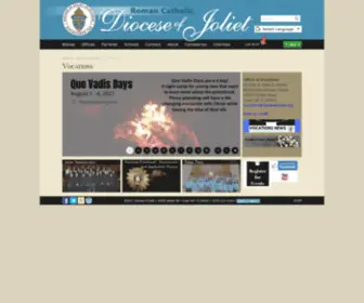 Vocations.com(Diocese of Joliet Vocation Office) Screenshot