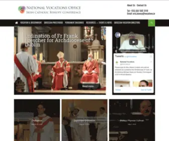 Vocations.ie(National Vocations Office) Screenshot