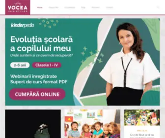 Voceaparintilor.ro(Obiectivele noastre) Screenshot