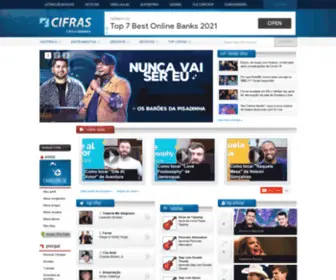 Vocecanta.com.br(Site de cifras e tablaturas) Screenshot