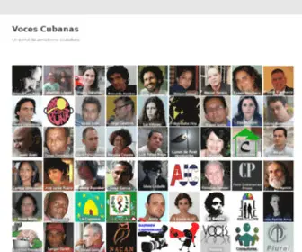 Vocescubanas.com(Voces Cubanas) Screenshot