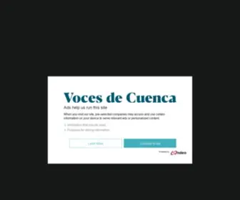 Vocesdecuenca.com(Voces de Cuenca) Screenshot