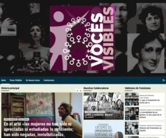 Vocesvisibles.com(Voces Visibles) Screenshot