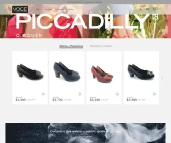 Vocezapateria.com.ar(VOCE PICCADILLY) Screenshot