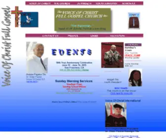 VocFG.org(The Voice Of Christ Full Gospel Church Inc) Screenshot