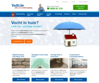 Vocht.be(Vochtbestrijding tegen opstijgend vocht) Screenshot