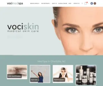 Vocimedspa.com(Charlotte's First Med Spa) Screenshot