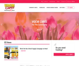 Vocmcares.com(VOCM Cares Foundation) Screenshot