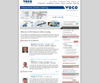 Vocolearning.com(VOCO America Learning) Screenshot