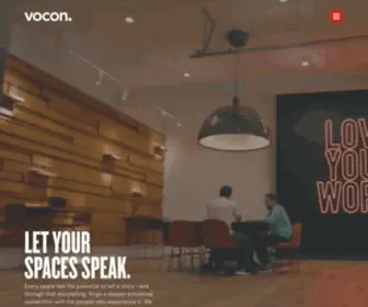 Vocon.com(Let your spaces speak) Screenshot