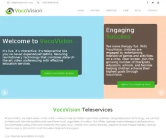 Vocovision.com(Teletherapy Jobs & Telepractice Service Provider) Screenshot