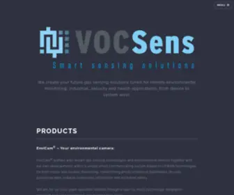 Vocsens.com(Smart Sensing Solutions) Screenshot