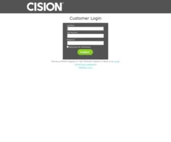 Vocuspr.com(Cision Public Relations) Screenshot