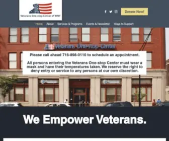 Vocwny.org(Veteran Services) Screenshot