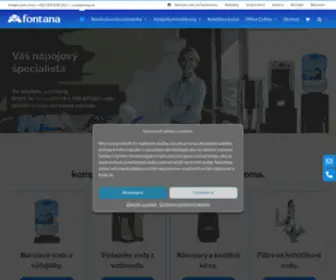 Voda.sk(FONTANA nápojový špecialista) Screenshot