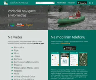 Vodackanavigace.cz(Vodácká) Screenshot