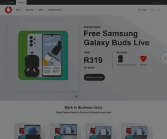 Vodacombusiness.co.za(Business Solutions) Screenshot