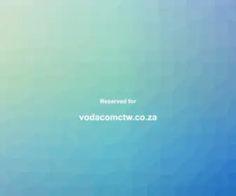 Vodacomctw.co.za(Change the World) Screenshot