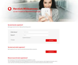 Vodafone-Mitarbeitervorteil.de(Vodafone) Screenshot