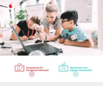 Vodafone-Stiftung.de(Vodafone Stiftung Deutschland) Screenshot