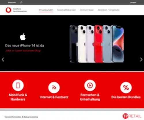 Vodafone-World.de(Deine Shops in Mitteldeutschland) Screenshot