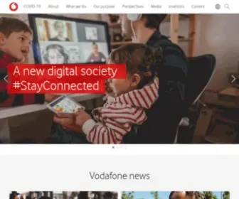 Vodafone.co.ug(Vodafone is a leading technology communications company) Screenshot