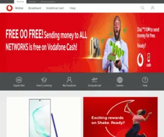 Vodafonecash.com.gh(The future) Screenshot