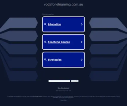 Vodafonelearning.com.au(Vodafonelearning) Screenshot