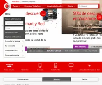 Vodafonepagofacil.es(Vodafone mivodafone) Screenshot