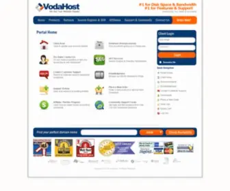 Vodahost.net(Portal Home) Screenshot