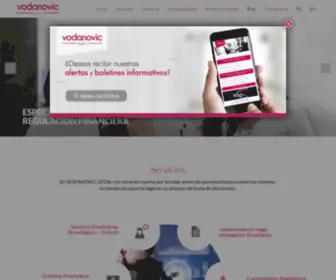 Vodanovic.pe(Expertos En Soluciones Legales Fintech) Screenshot