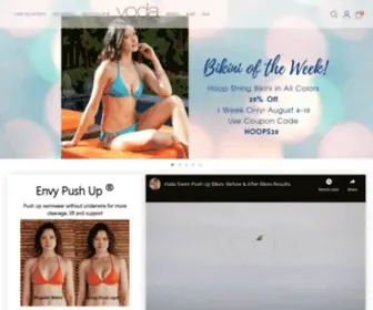 Vodaswim.com(Voda Swim makers of the Envy Push Up Bikini) Screenshot