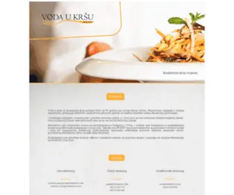 Vodaukrsu.com(Naslovna) Screenshot