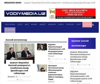 Vodiymedia.uz(Ўзбекистон) Screenshot